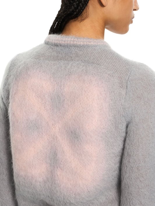 Arrow Mohair Degrade Crewneck OFF WHITE Arrow Mohair Degrade Crewneck Rodio-Soft Pink 2HE10XS26KNI001