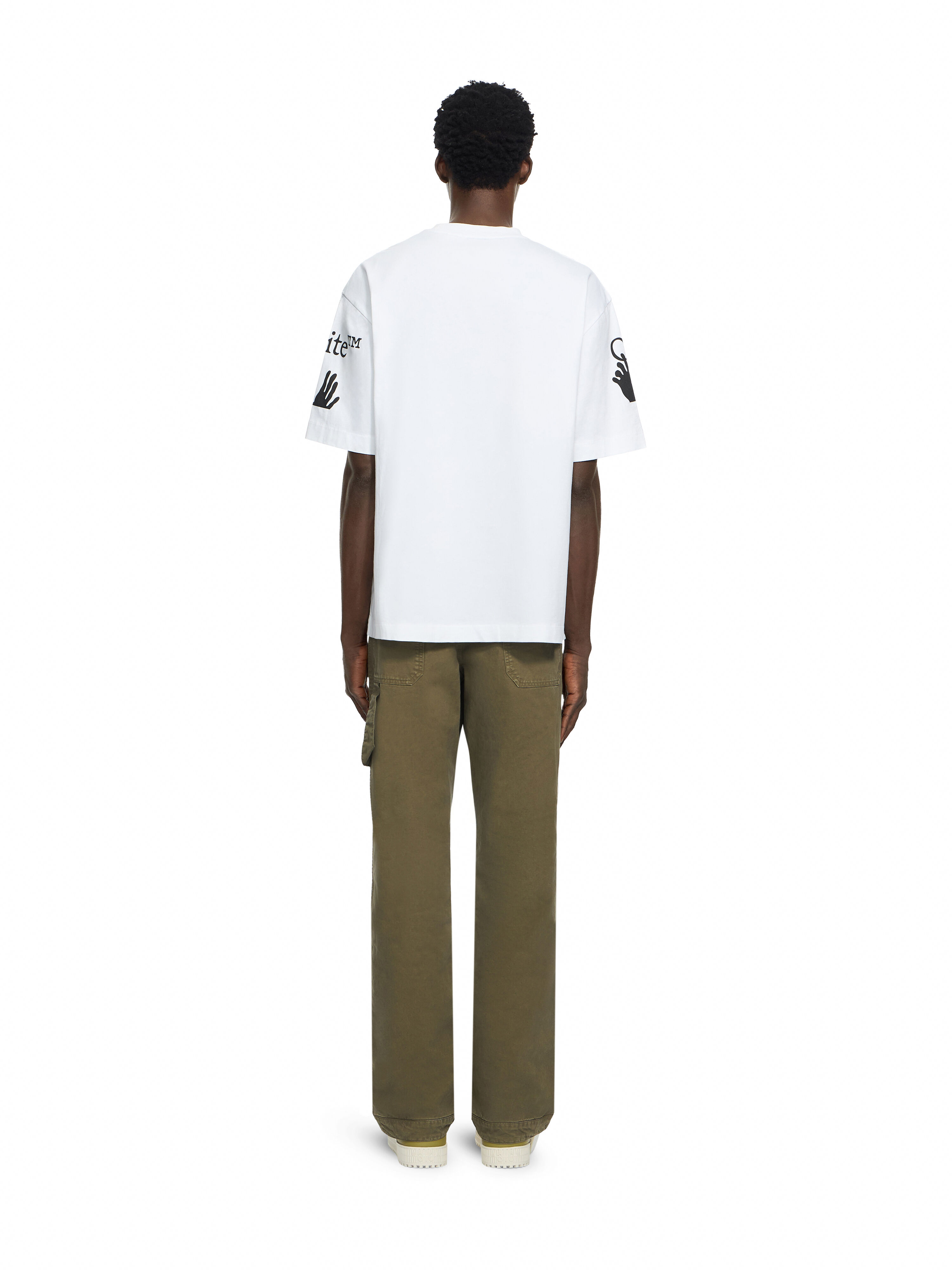 Swimming Logo Skate Short Sleeve T-Shirt OFF WHITE Swimming Logo Skate Short Sleeve T-Shirt WHITE 44MAA120F26J004