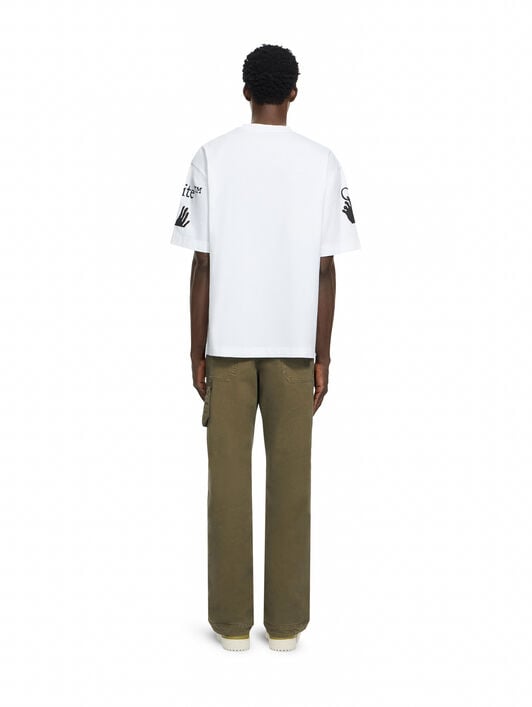 Swimming Logo Skate Short Sleeve T-Shirt OFF WHITE Swimming Logo Skate Short Sleeve T-Shirt WHITE 44MAA120F26J004