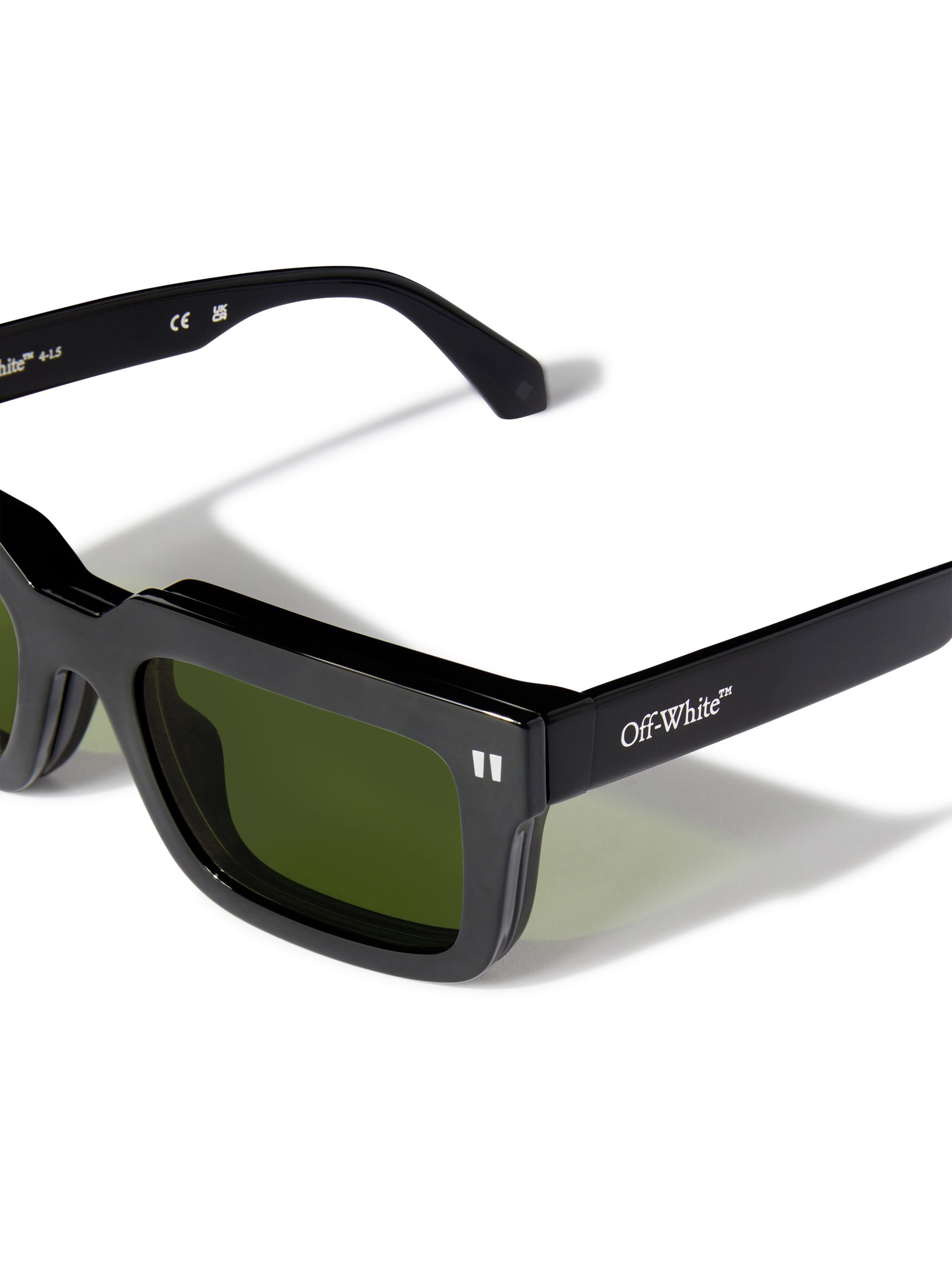 OFF WHITE Occhiali Da Sole Clip-On 2 Nero/Verde NERO OERI130C99PLA001