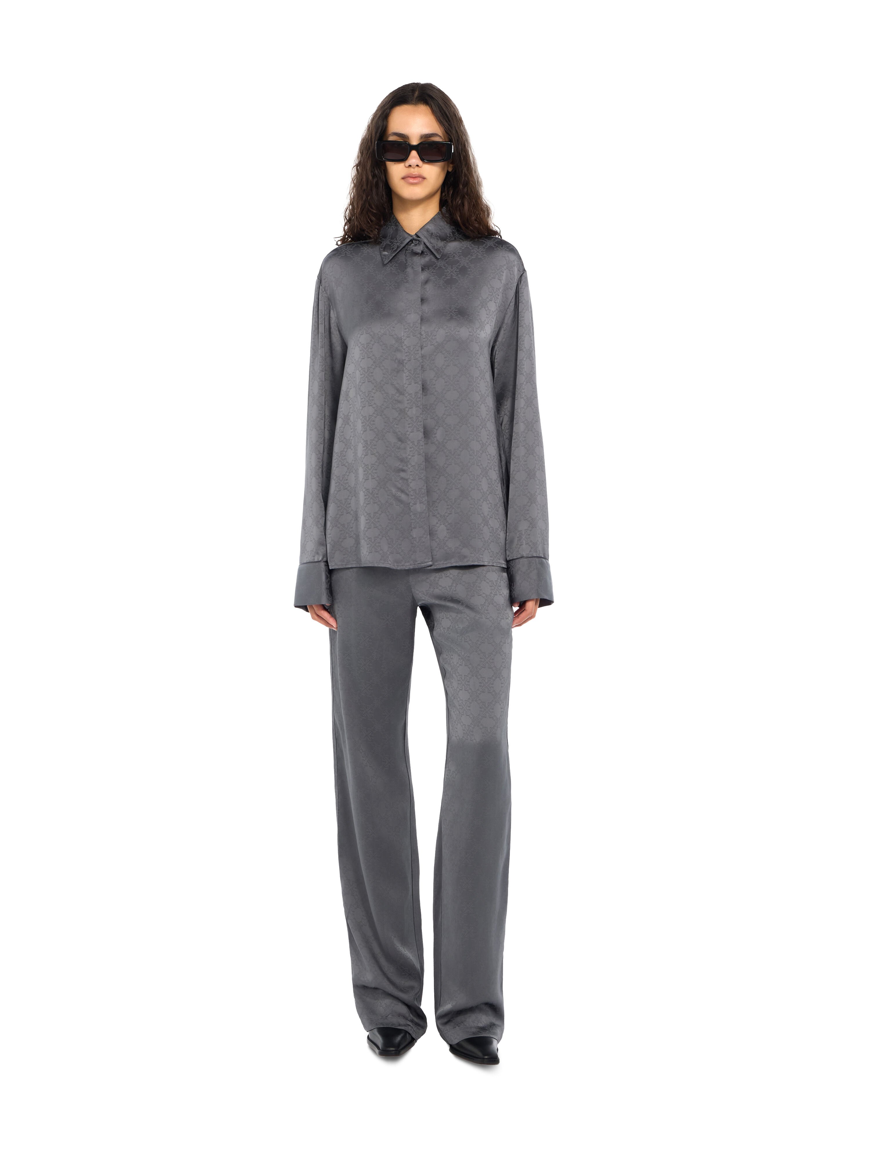 Monogram Jacquard Shirt OFF WHITE Monogram Jacquard Shirt Rosin Rosin 2FB00494T