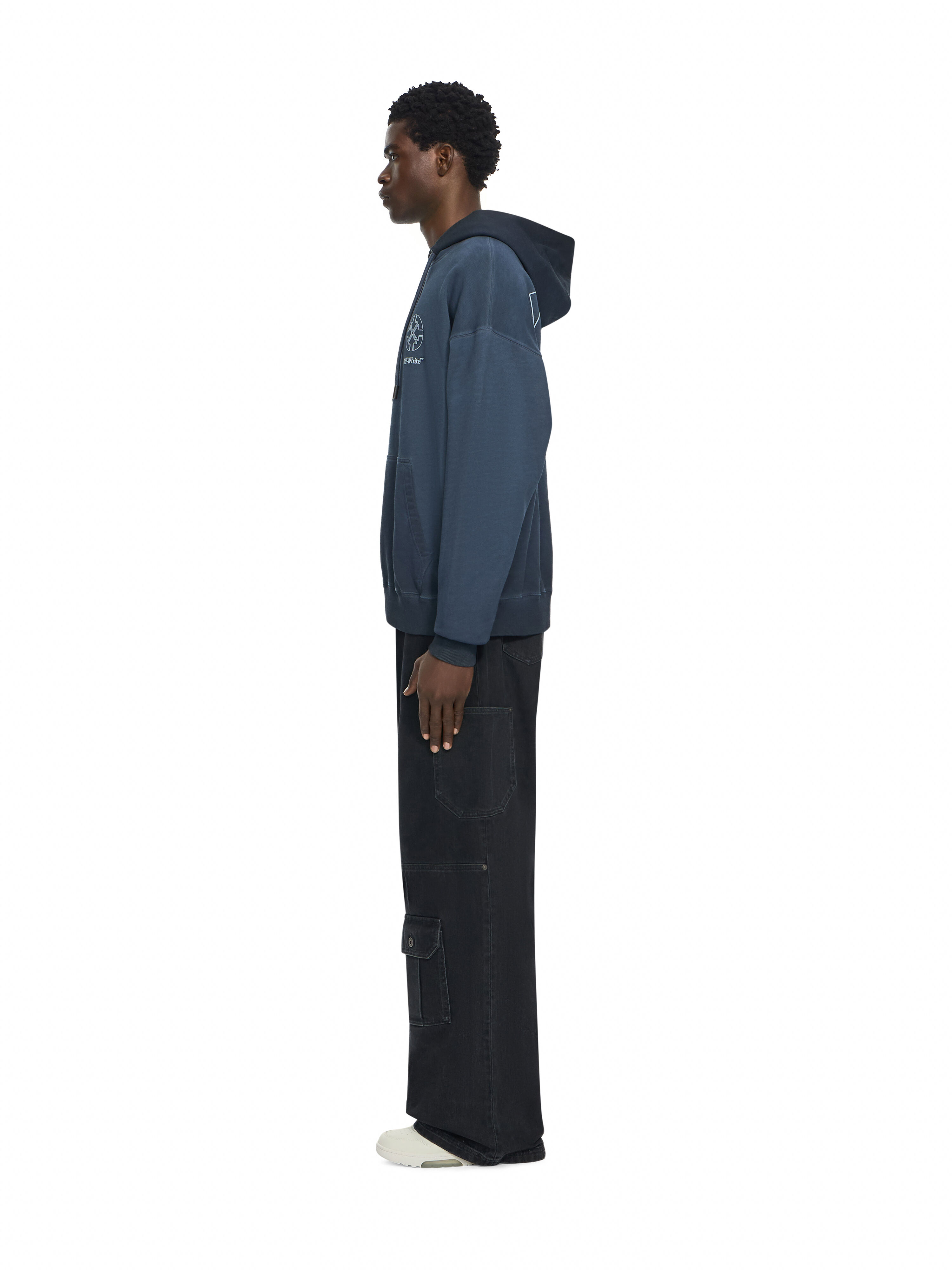 Offline Half Arrow Skate Hoodie OFF WHITE Offline Half Arrow Skate Hoodie CLOUD BLU GRAPHITE 44MBB085F26F00W