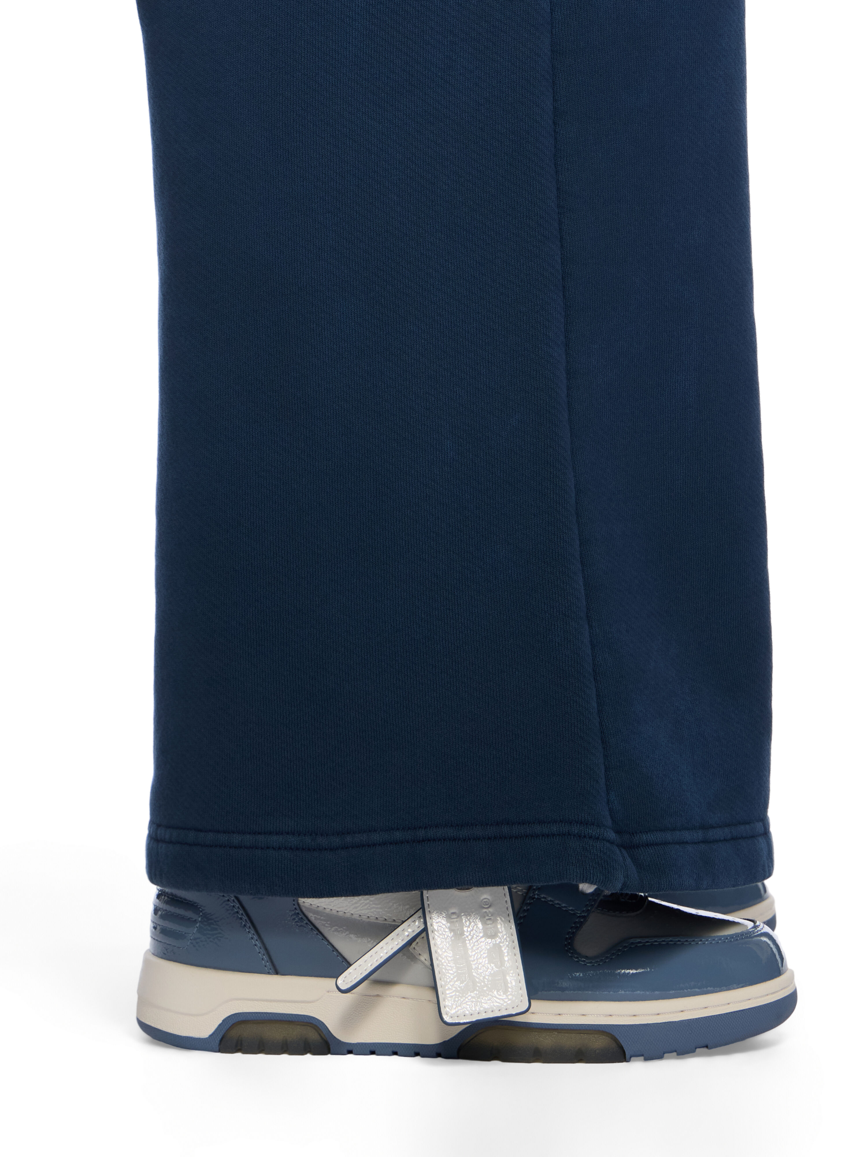 OFF WHITE Out Of Office Patent Leather GREY - WHITE OWIA259F25LEA00A