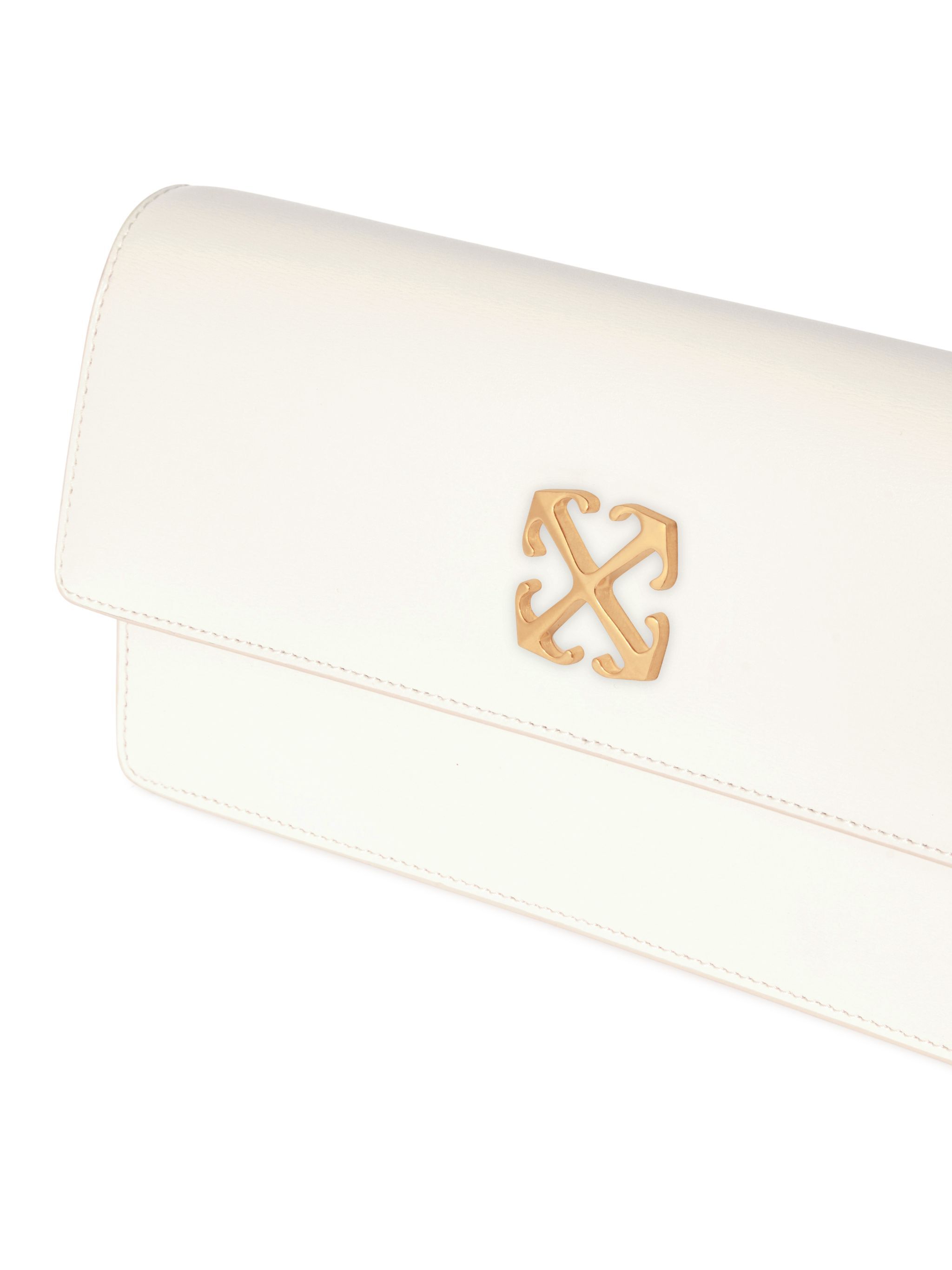 OFF WHITE Jitney 1.0 Shoulder Bag WHITE OWNN172C99LEA001