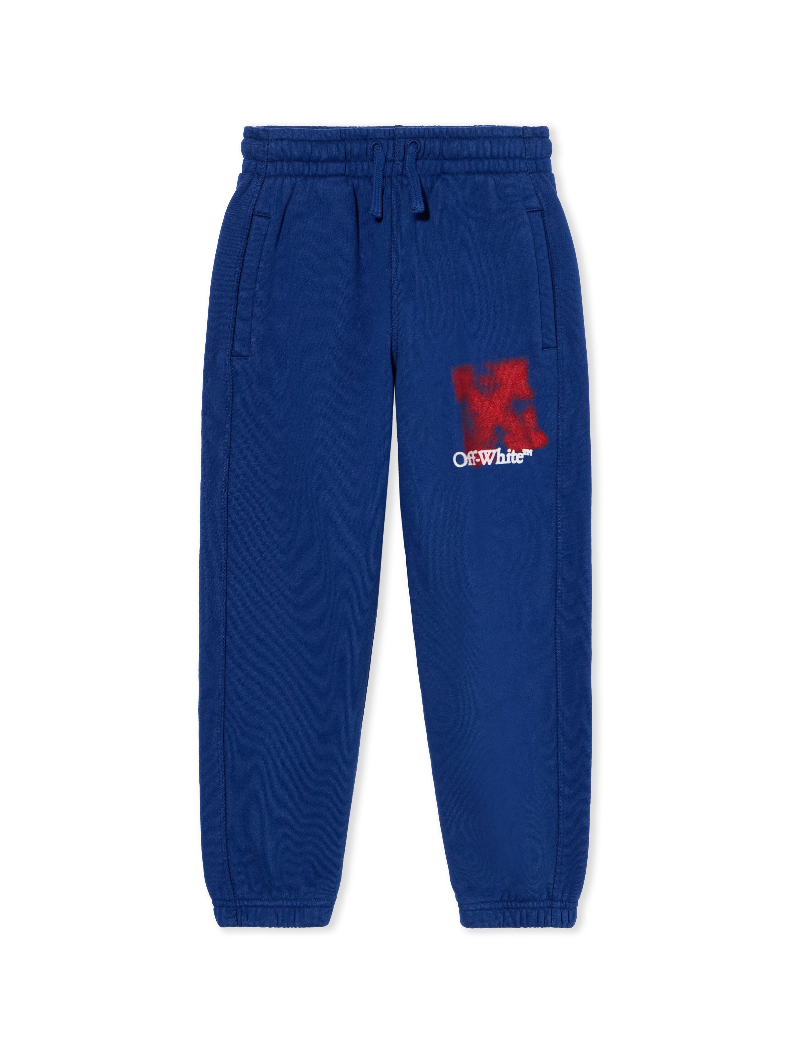 OFF WHITE Arrow Spray Logo Sweatpants BLUE - RED OBCH001F25FLE001