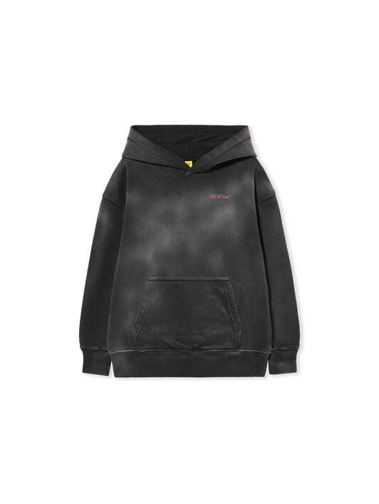 Bookish Acid Logo Hoodie OFF WHITE Bookish Acid Logo Hoodie DARK GREY - FUCHSIA OGBB002F25FLE005