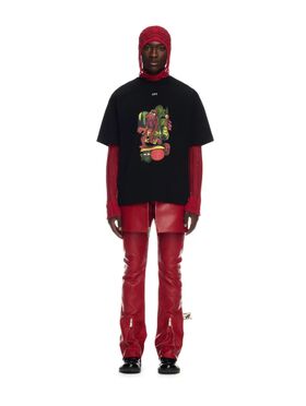 OFF WHITE Black Nana Arrow T-Shirt GREEN OMAA027T25JER00U