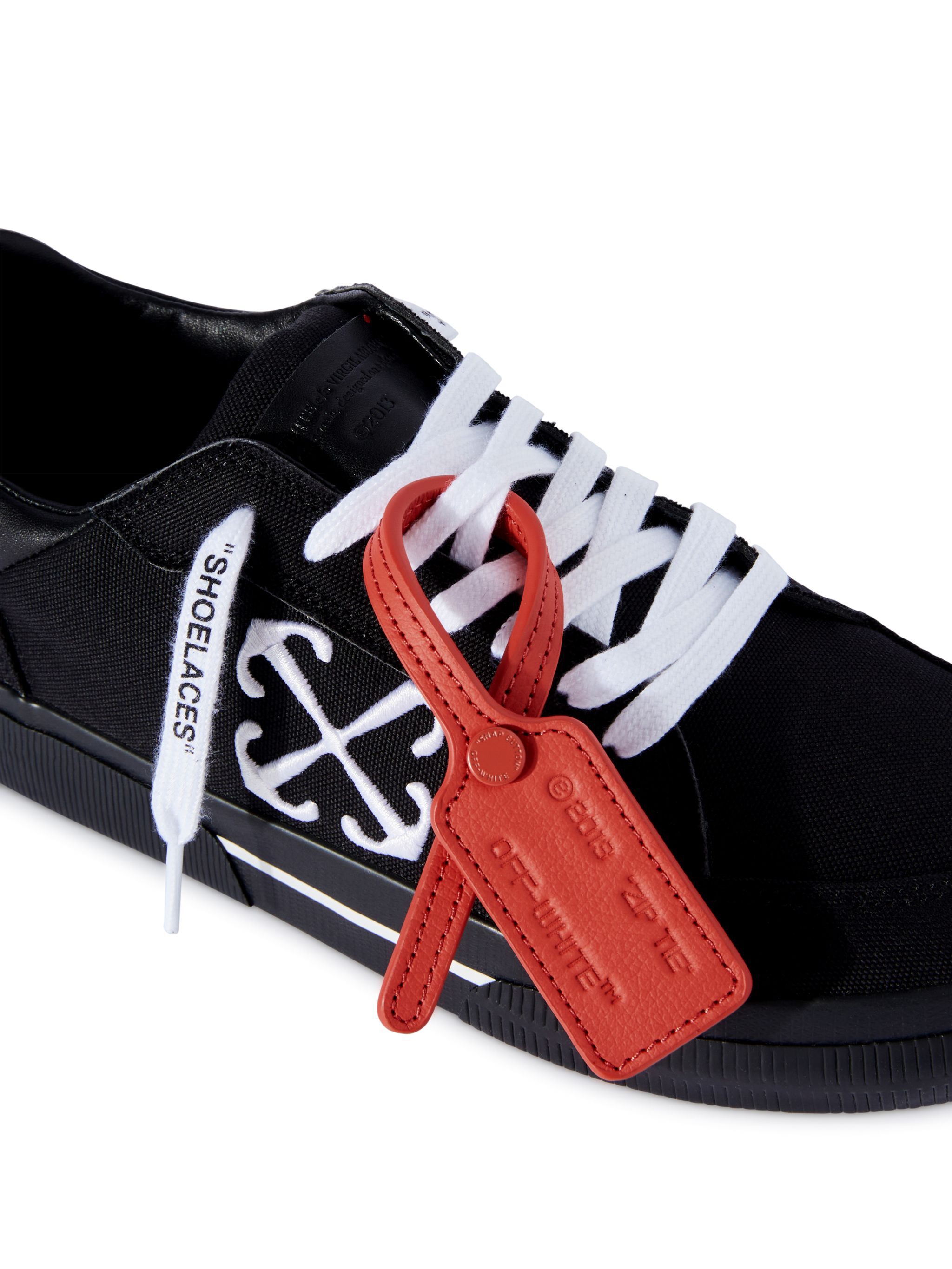 OFF WHITE Black/White Canvas Vulcanized BLACK OWIA288C99FAB001