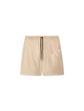 OFF WHITE Beige Outline Swim Shorts GREEN OMFD014S25FAB005