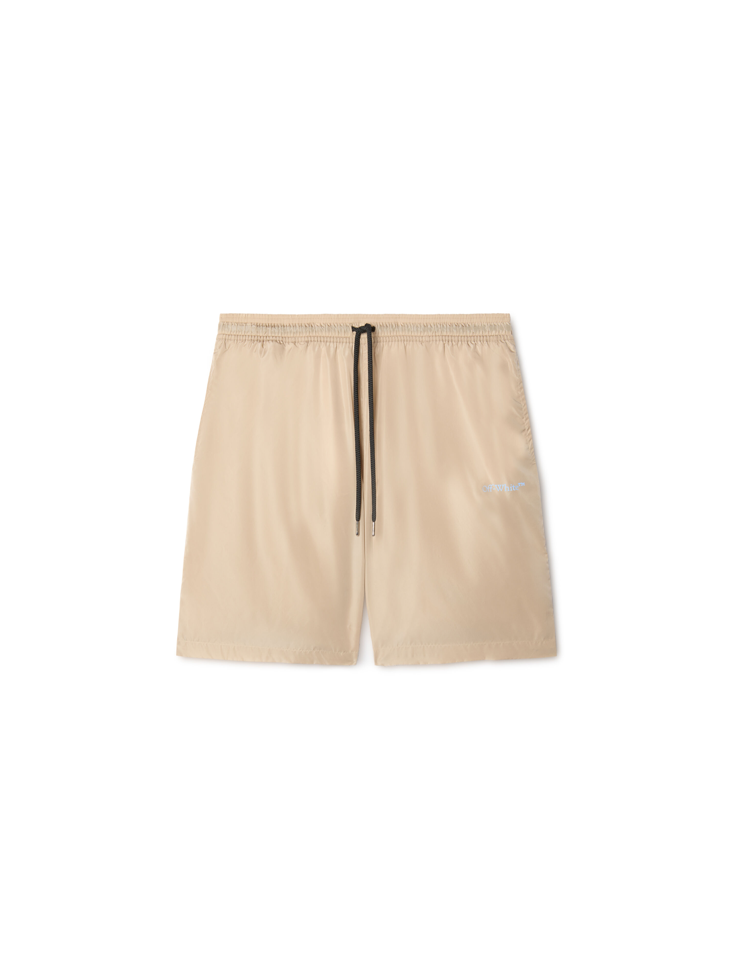 OFF WHITE Beige Outline Badeshorts NEUTRALS OMFD013S25FAB002