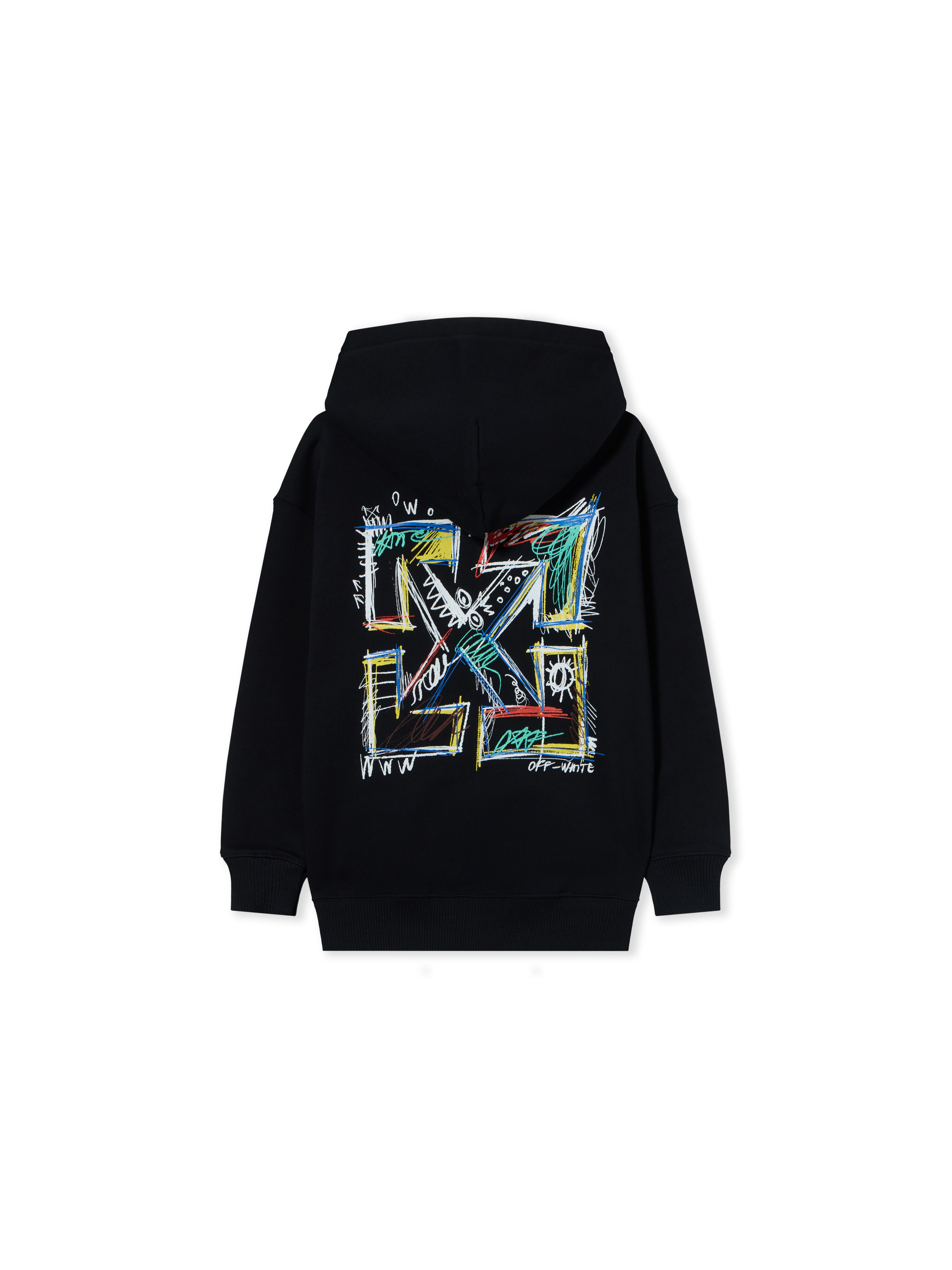 Arrow Scribble Hoodie OFF WHITE Arrow Scribble Hoodie BLACK 44BBB001F26F004
