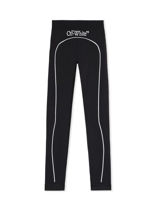 Off Stamp Seamless Leggings OFF WHITE Off Stamp Seamless Leggings BLACK - WHITE OWVV01EC99KNI001
