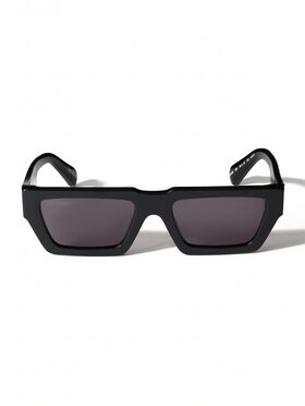 OFF WHITE Manchester Grey Lens Sunglasses BLACK/SMOKE OW10689154