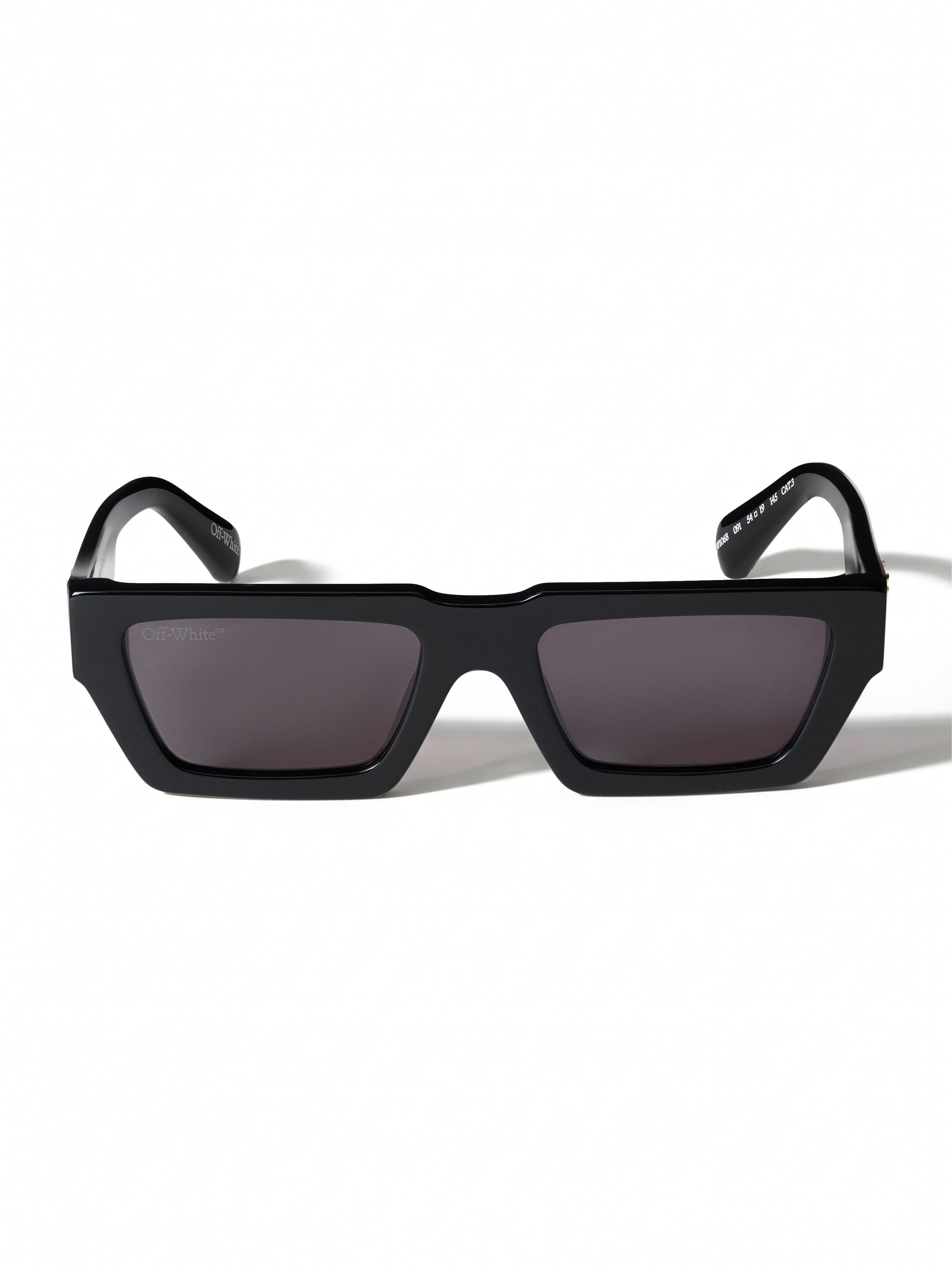 OFF WHITE Manchester Grey Lens Sunglasses BLACK/SMOKE OW10689154
