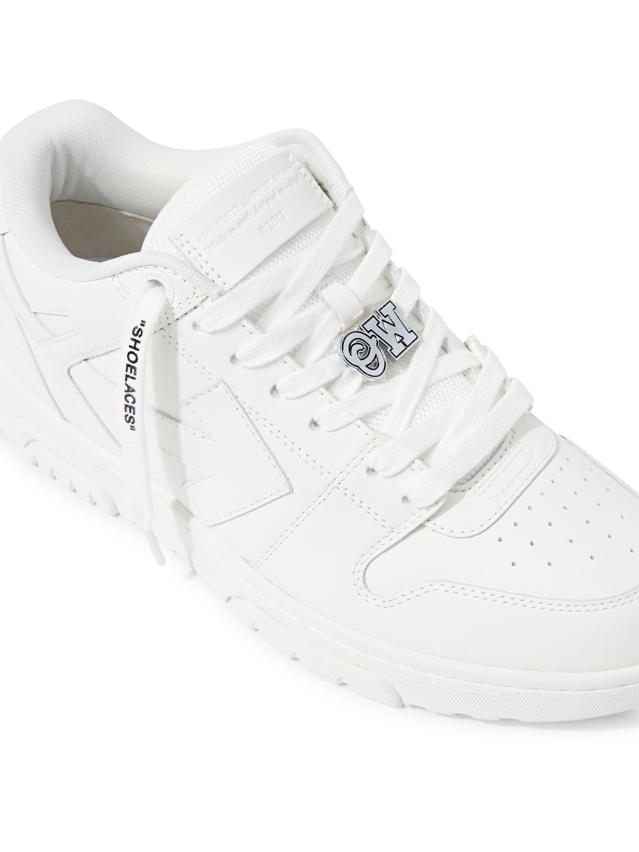OFF WHITE Silver Initials Dubraw Charm GREY OMZF001T25MET005