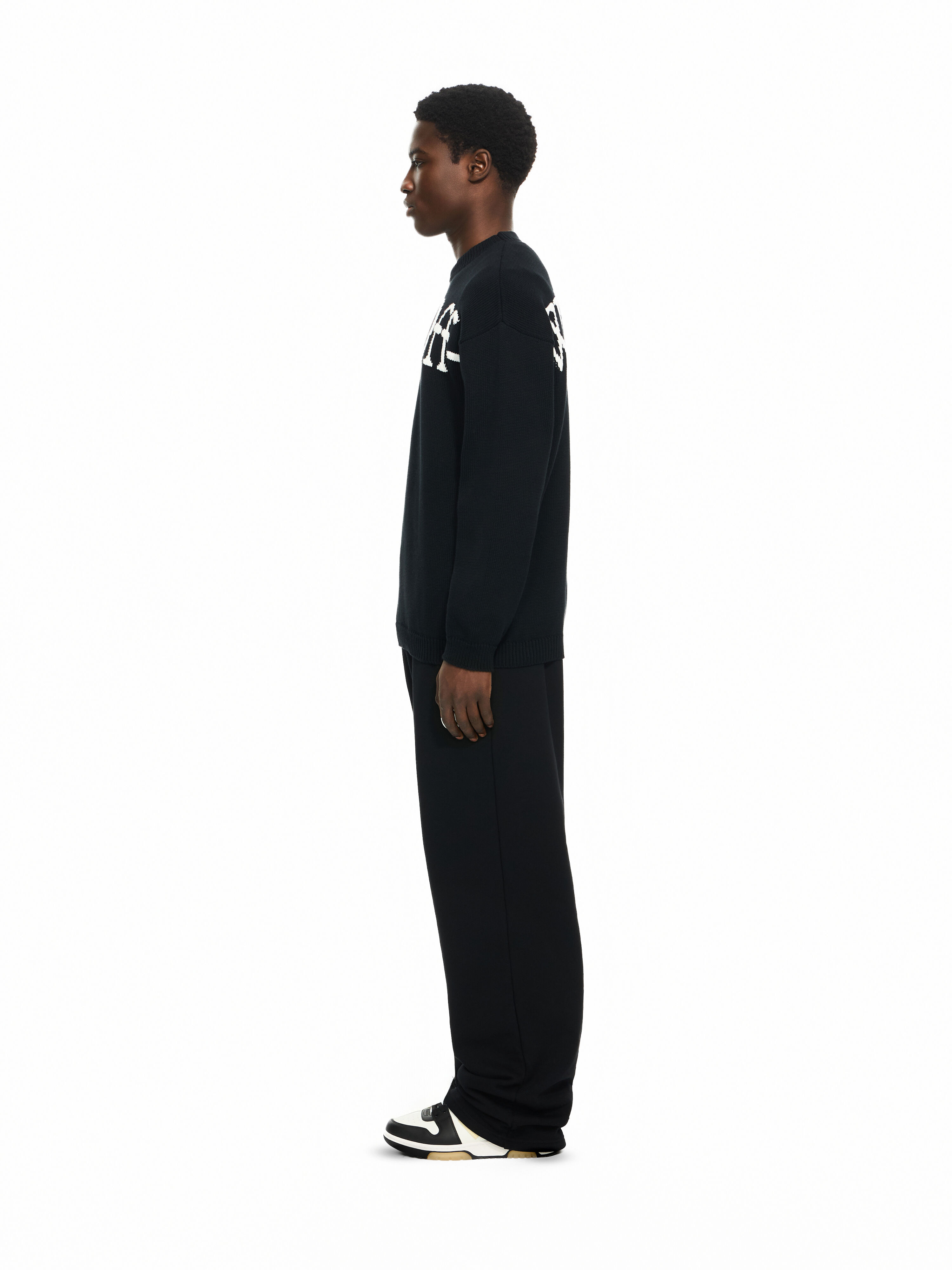 Bookish Shared Crewneck Sweater in BLACK for Men | Off-White™