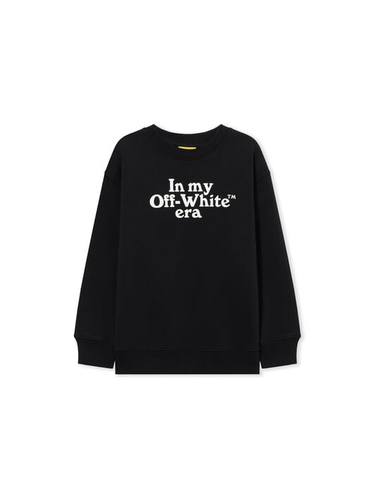 OFF WHITE Ow Multilogo Crew BLACK 44BBA001S26F006