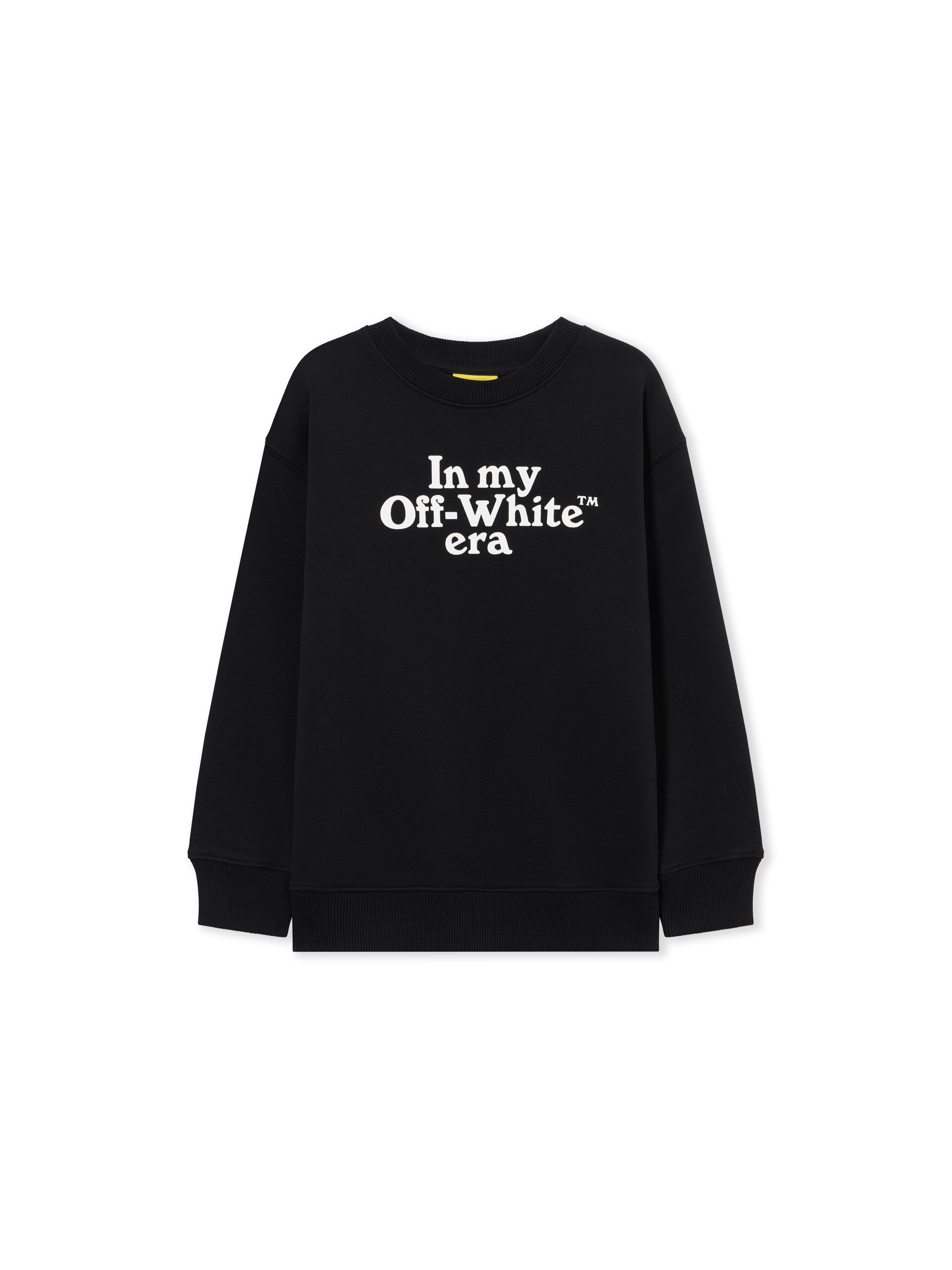 OFF WHITE Ow Multilogo Crew BLACK 44BBA001S26F006