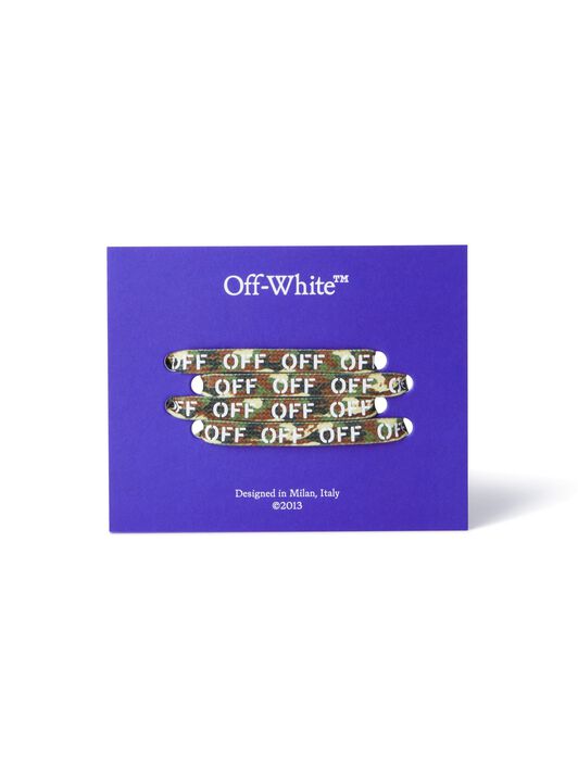 OFF WHITE Zweifarbige Pfeil-Halskette GRÜN OMZJ001T25MAT003