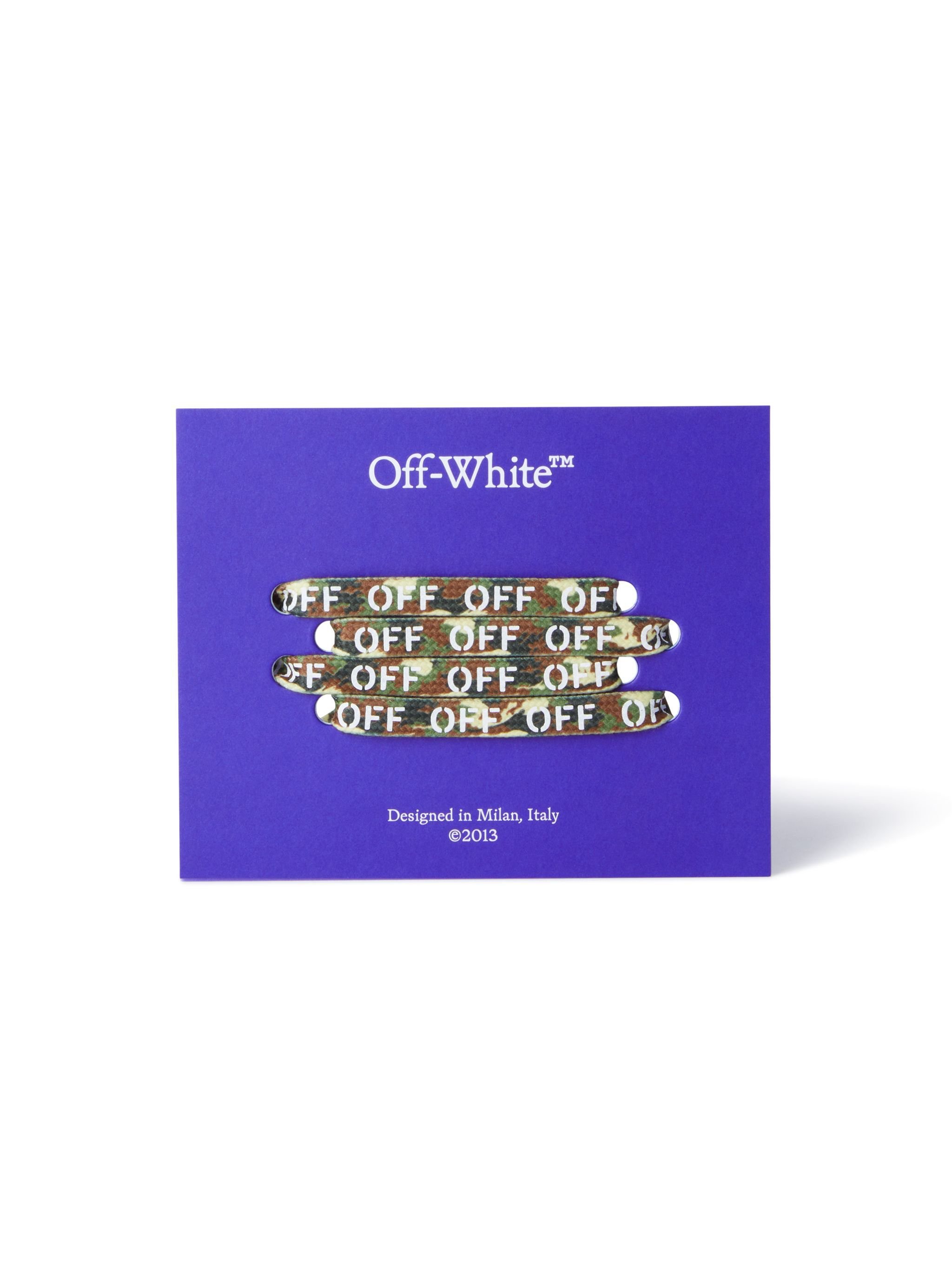 OFF WHITE Zweifarbige Pfeil-Halskette GRÜN OMZJ001T25MAT003
