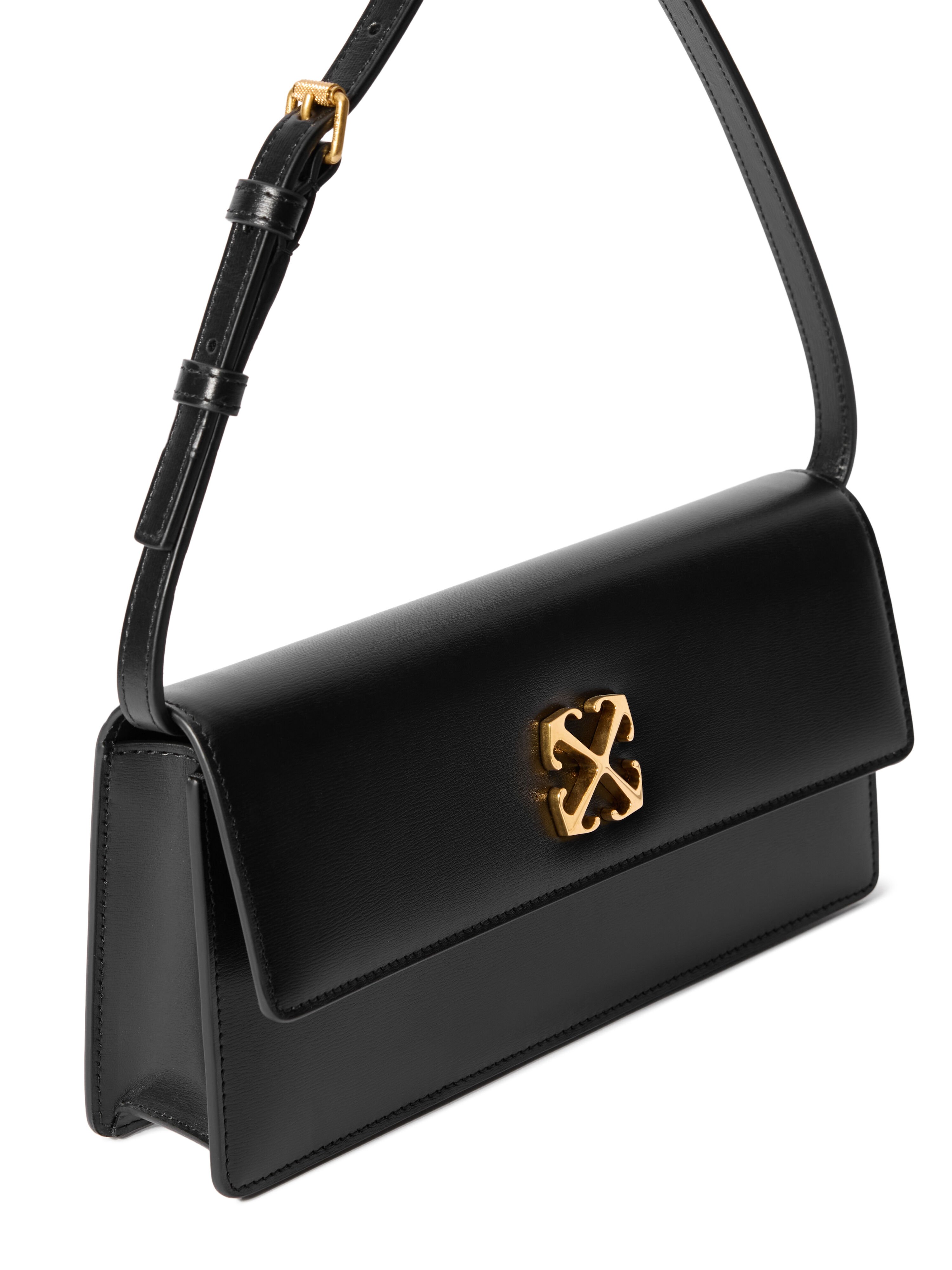 OFF WHITE Jitney 1.0 Shoulder Bag BLACK - NO COLOR OWNN172C99LEA001