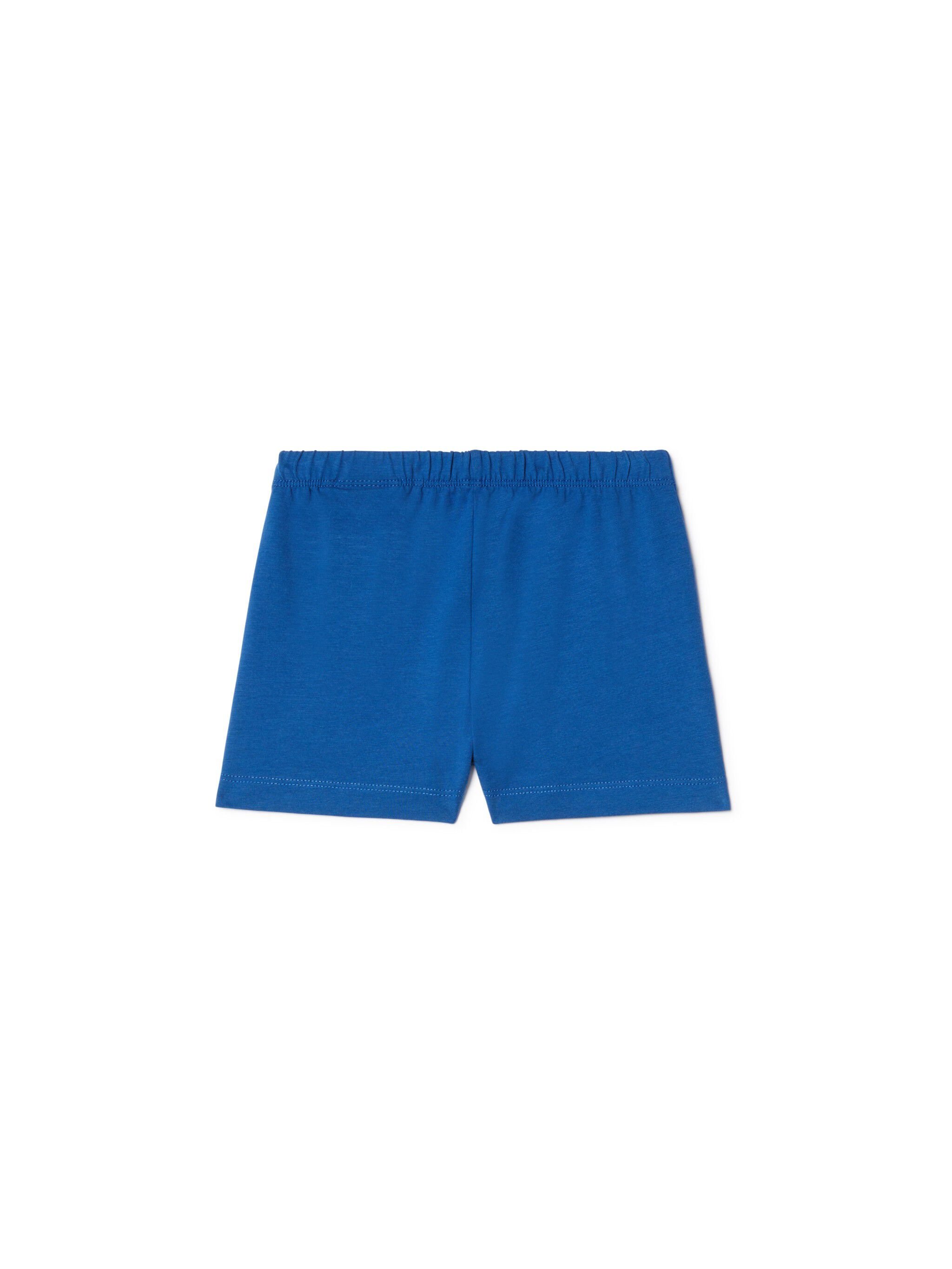 OFF WHITE Shorts Mit Sprüh-Pfeil BLUE OB6X002S25JER001