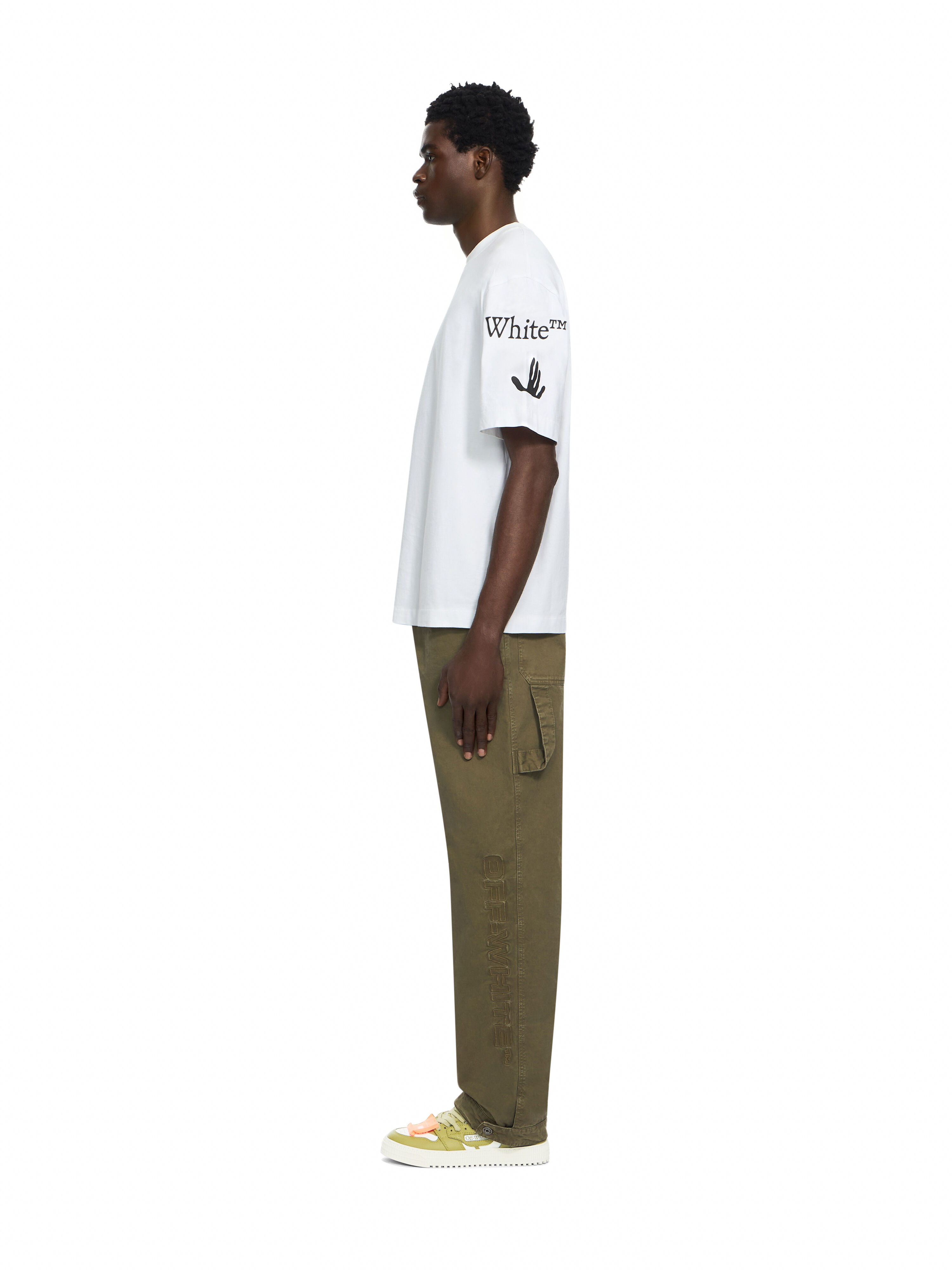 Swimming Logo Garment-Dyed Carpenter Pants OFF WHITE Swimming Logo Garment-Dyed Carpenter Pants DUSTY OLIVE 44MCF04SF26F001