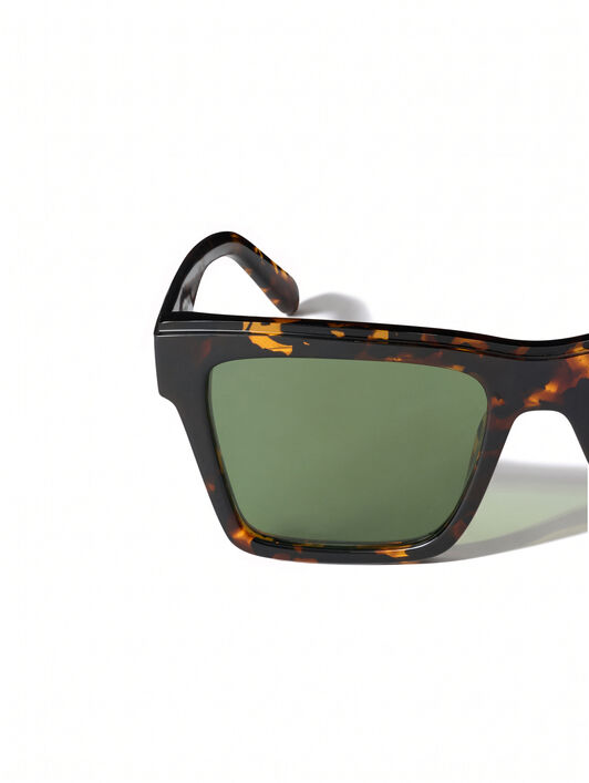 Virginia Green Lens Sunglasses OFF WHITE Virginia Green Lens Sunglasses SHINY HAVANA OW1037605553