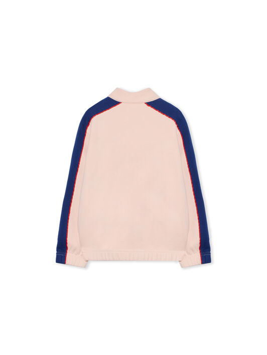OFF WHITE Soccer Track Zip Up SOFT PINK - RED OGBD001F25FLE001