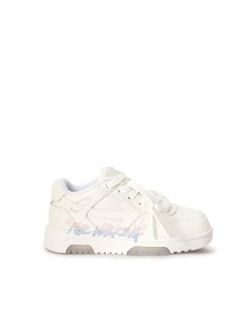 OFF WHITE Out Of Office "For Walking" Sneakers WHITE - LIGHT BLUE OGIA007S26LEA002