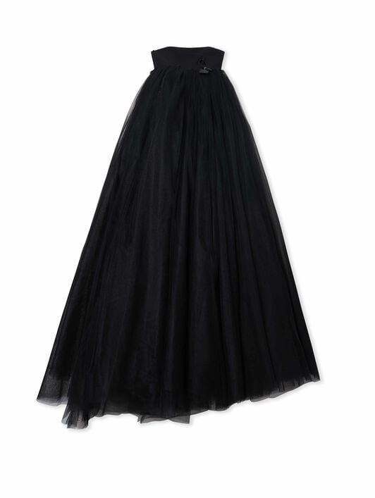 Big Tulle Dress OFF WHITE Big Tulle Dress Black-No Color 2DB56VS26FAB001