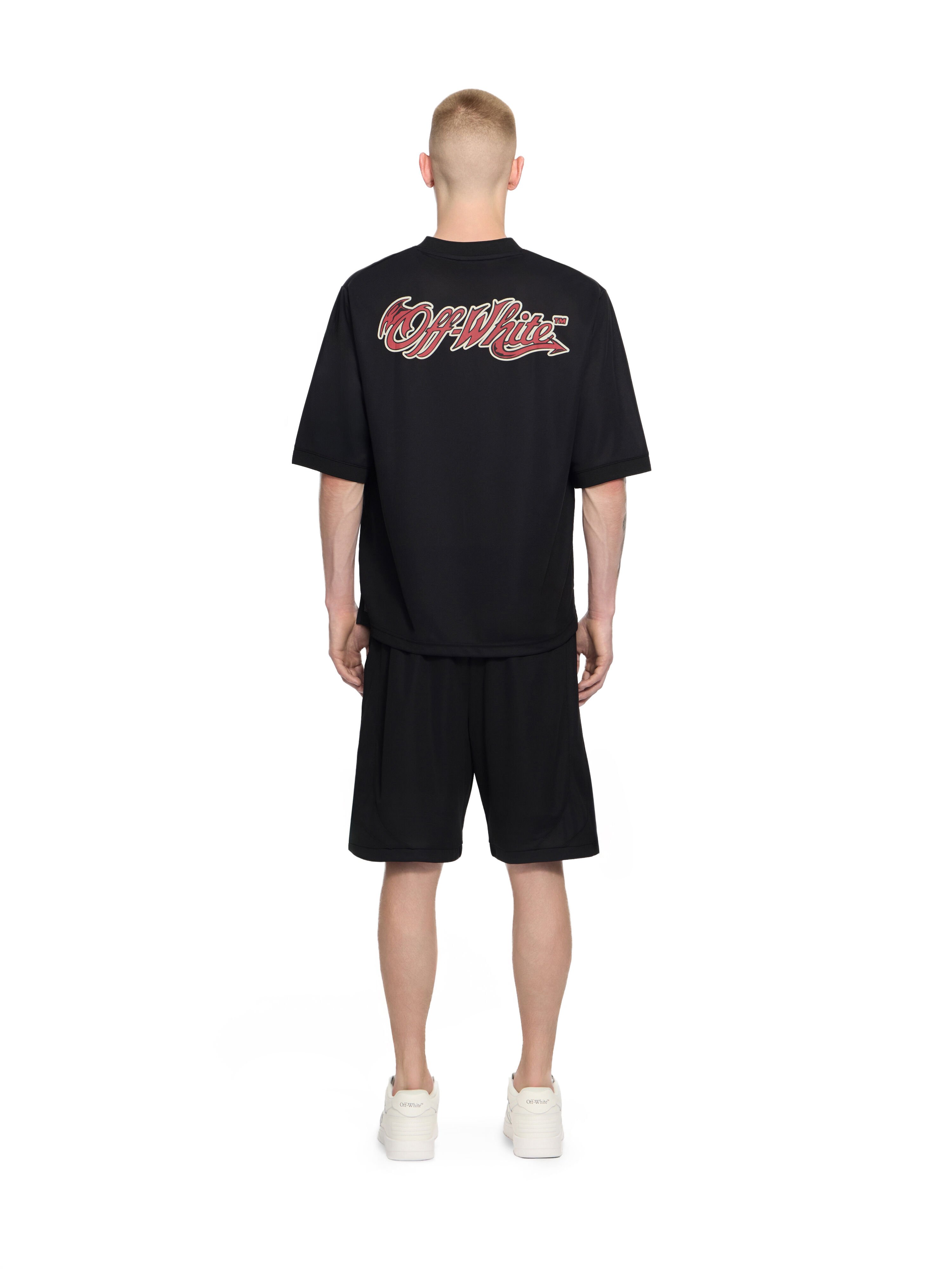 Off-White™ c/o AC Milan Tech Shorts OFF WHITE Off-White™ c/o AC Milan Tech Shorts BLACK RED 44MCI01DG25F001