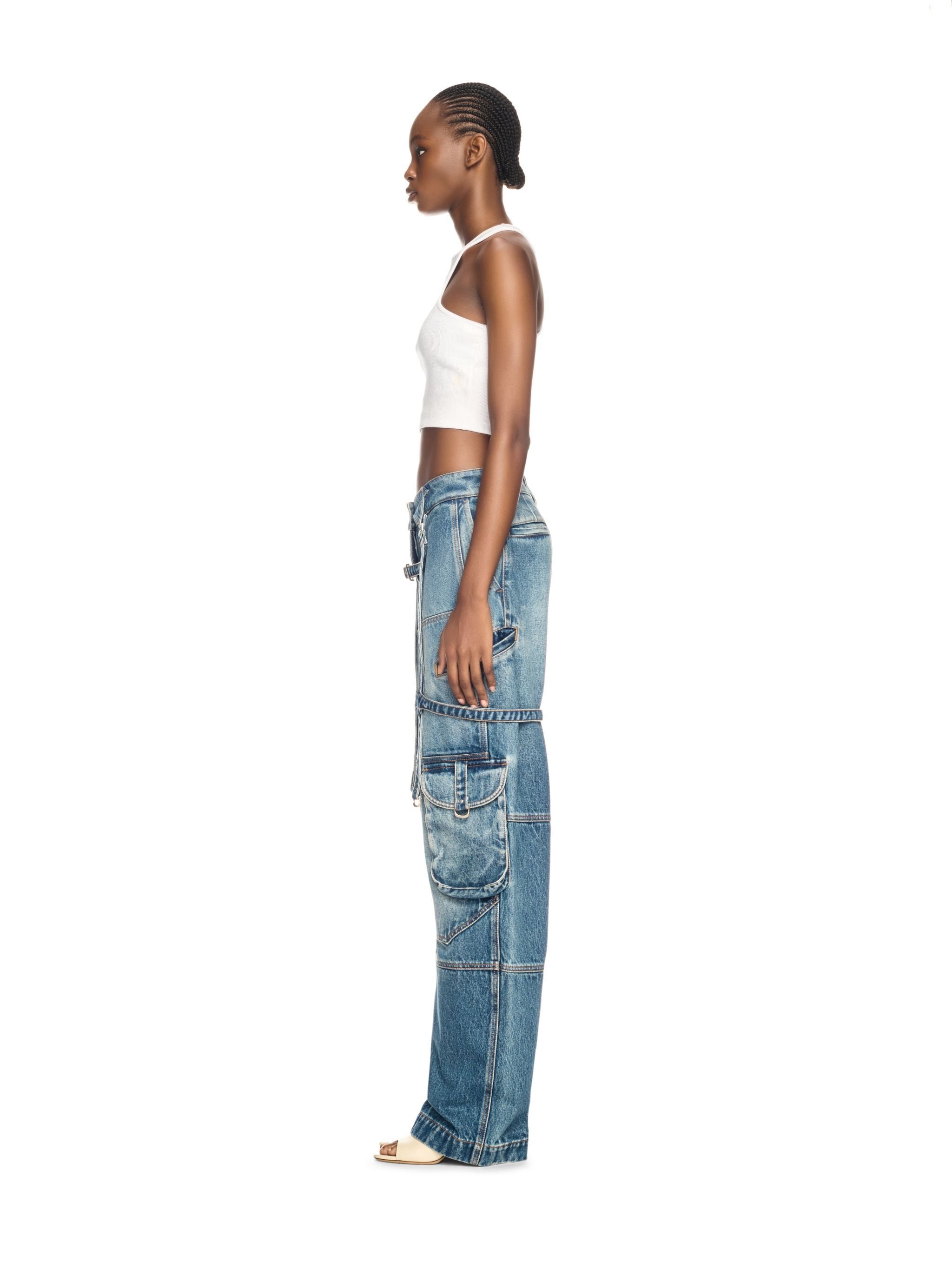 OFF WHITE Silver Coated Rowing Top WHITE OWAD086S25JER001