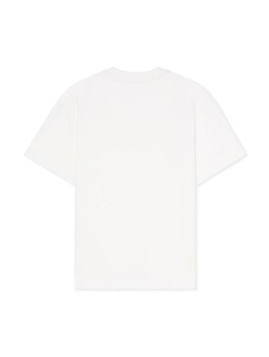 OFF WHITE Bookish Flowers Logo Tee WHITE - BLACK OWAA089F25JER002