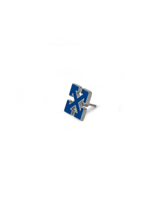 OFF WHITE Enamel Arrow Mono Earring SILVER - SILVER OMOD11YS26MET001