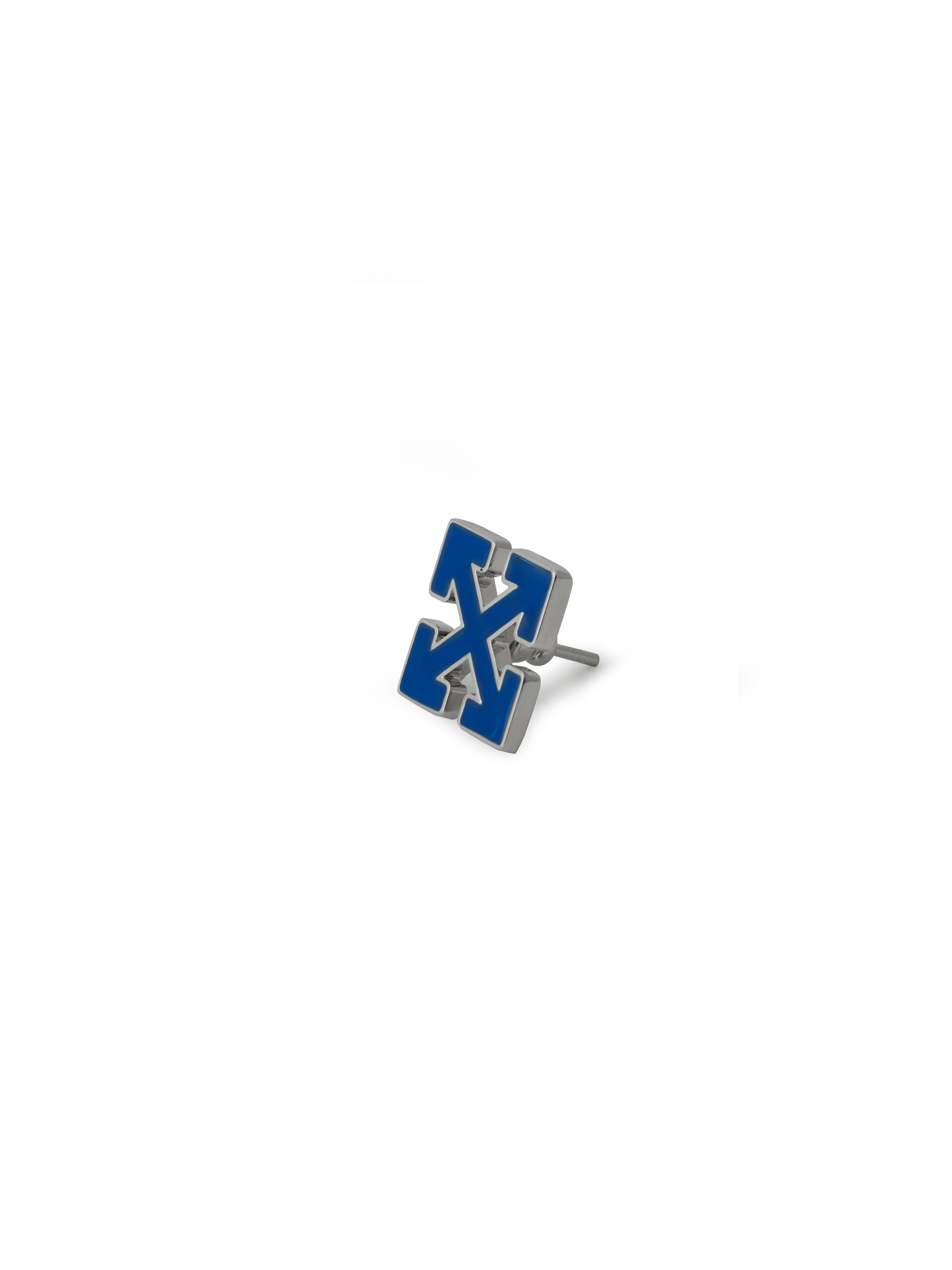 OFF WHITE Enamel Arrow Mono Earring SILVER - SILVER OMOD11YS26MET001