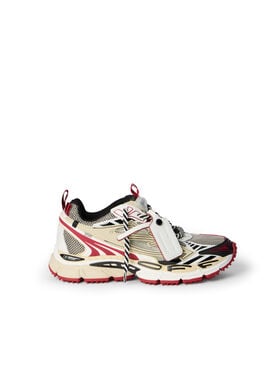 OFF WHITE Be Right Back Sneakers SAND- RED OWIA289F25FAB005