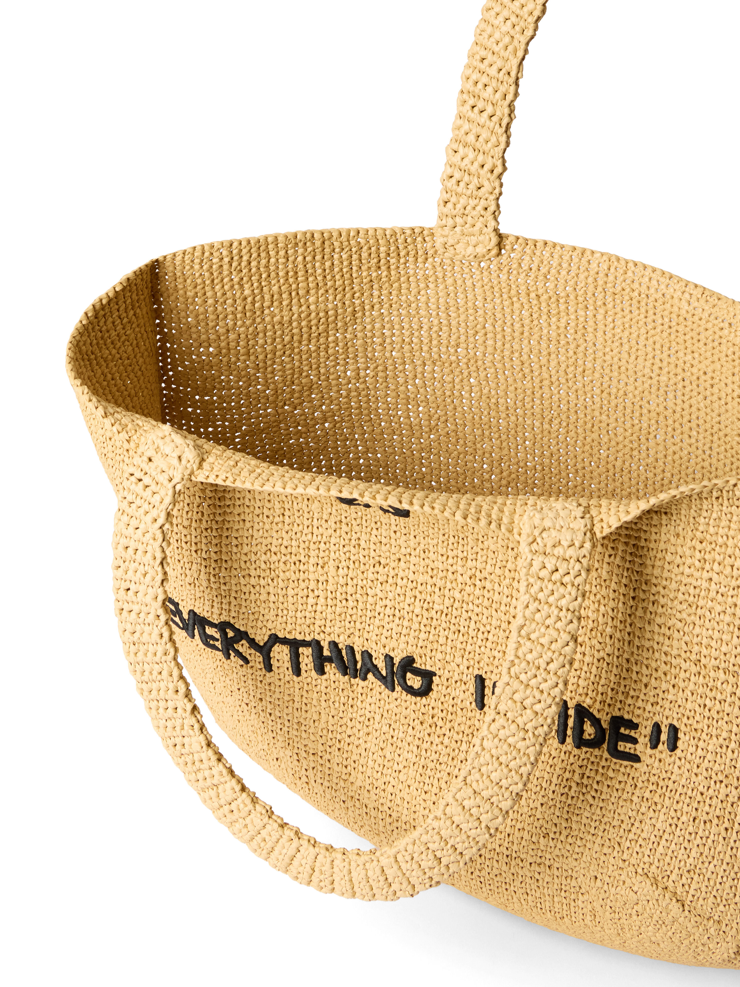 OFF WHITE Jitney Tote Quote SAND OWWNA15F26FB01