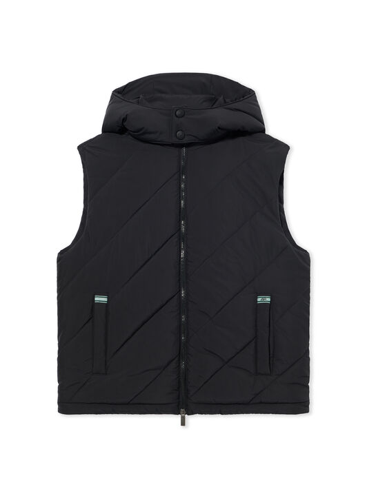OFF WHITE Arrow Diagonal Puffer Vest BLACK 44XEX00FS26F001