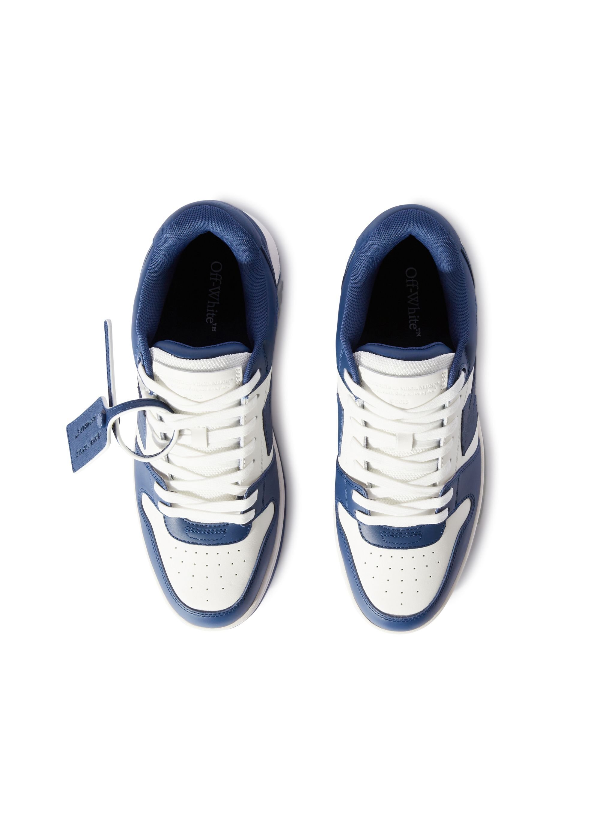 OFF WHITE Out Of Office Calf Leather BLUE OMIA189C99LEA007