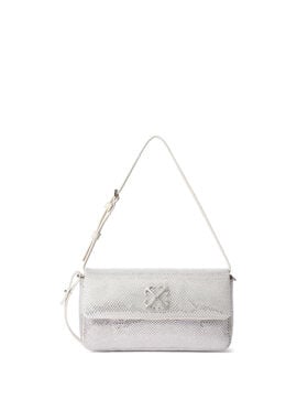 OFF WHITE Jitney Shoulder 0.7 Strass Bag FLAME OWNN18BF25FAB001