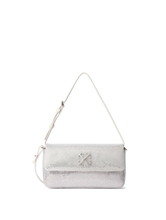Jitney Shoulder 0.7 Strass Bag OFF WHITE Jitney Shoulder 0.7 Strass Bag FLAME OWNN18BF25FAB001