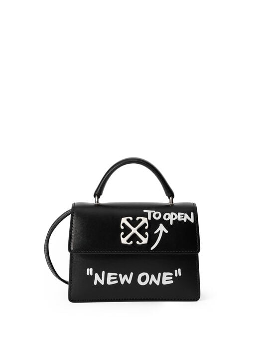 Jitney Baby Quote Handbag OFF WHITE Jitney Baby Quote Handbag BLACK - WHITE OWNP063C99LEA002