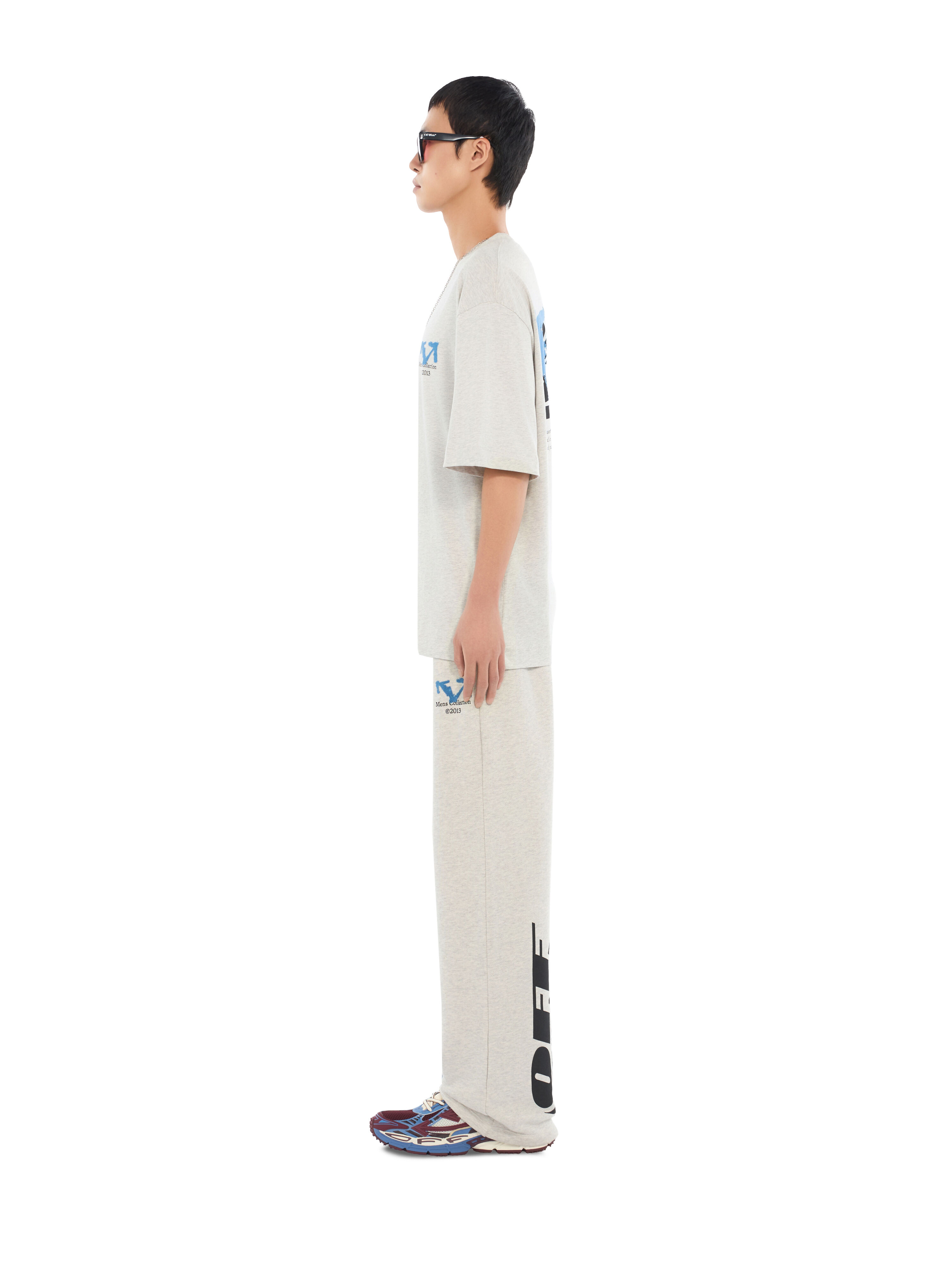 Half Arrow Sweatpants OFF WHITE Half Arrow Sweatpants GREY MELANGE 44MCH05AF26F003