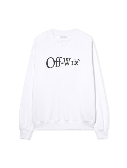 Run Arrow Skate Crewneck Sweatshirt OFF WHITE Run Arrow Skate Crewneck Sweatshirt WHITE - BLACK OMBA054F25FLE005