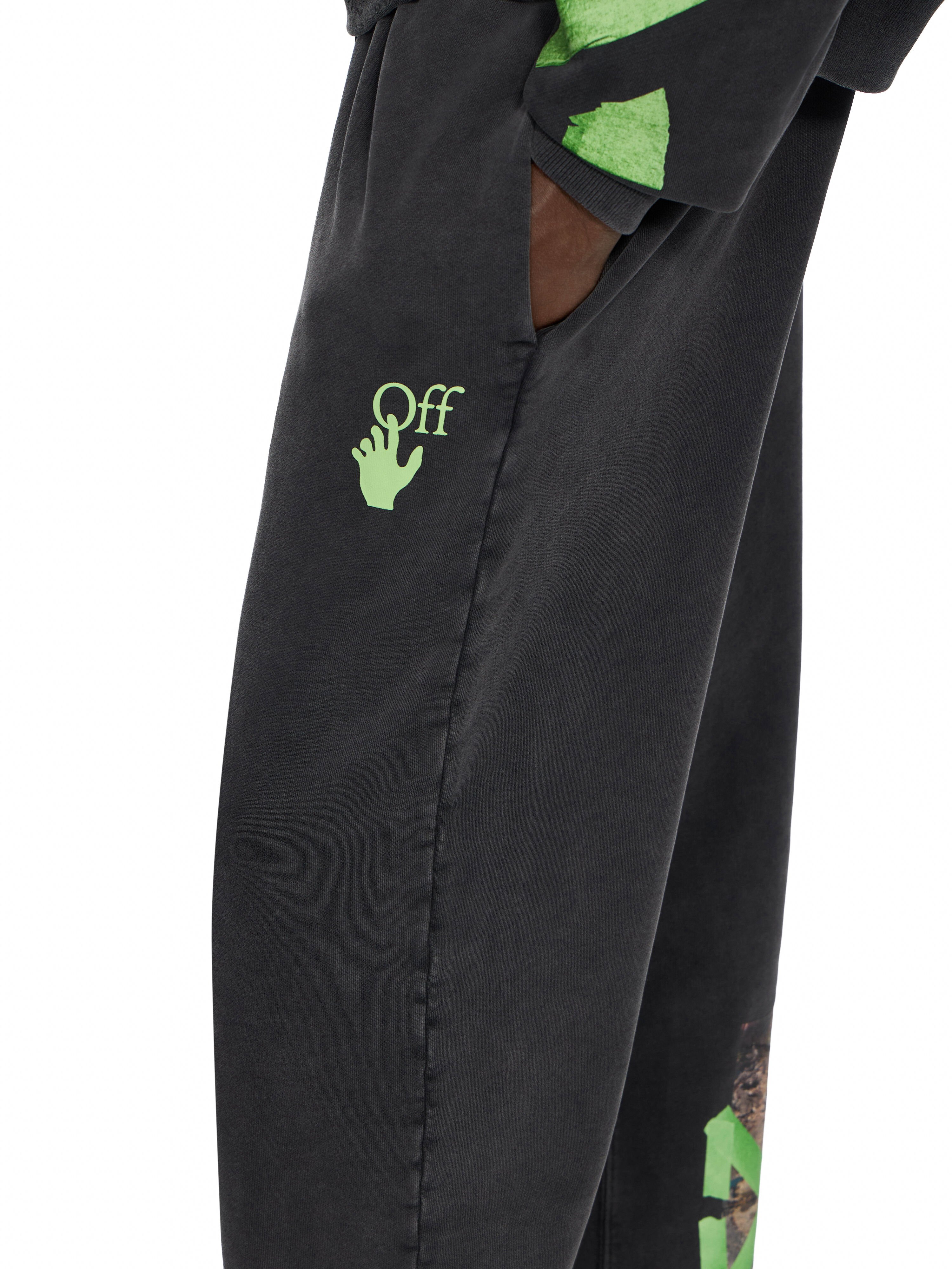 Bacco Arrow Sweatpants OFF WHITE Bacco Arrow Sweatpants VINTAGE BLACK 44MCH05AF26F001