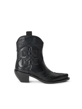 OFF WHITE Santiago Bootie BLACK OF06091002