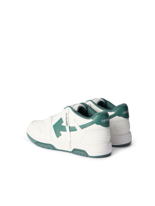 Out Of Office Leather Sneakers OFF WHITE Out Of Office Leather Sneakers WHITE - GREEN OMIA189F25LEA001