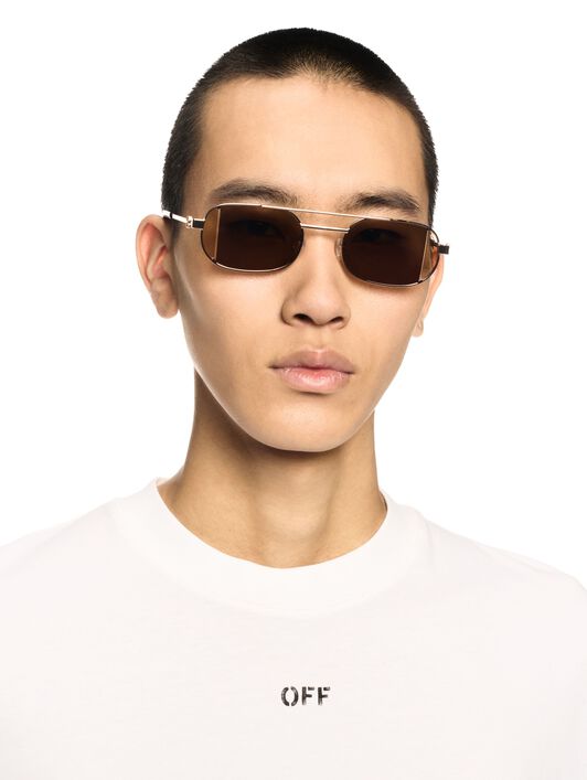 OFF WHITE Weisses Vibe T-Shirt Mit Pfeil WEISS OMAA120S25JER00F