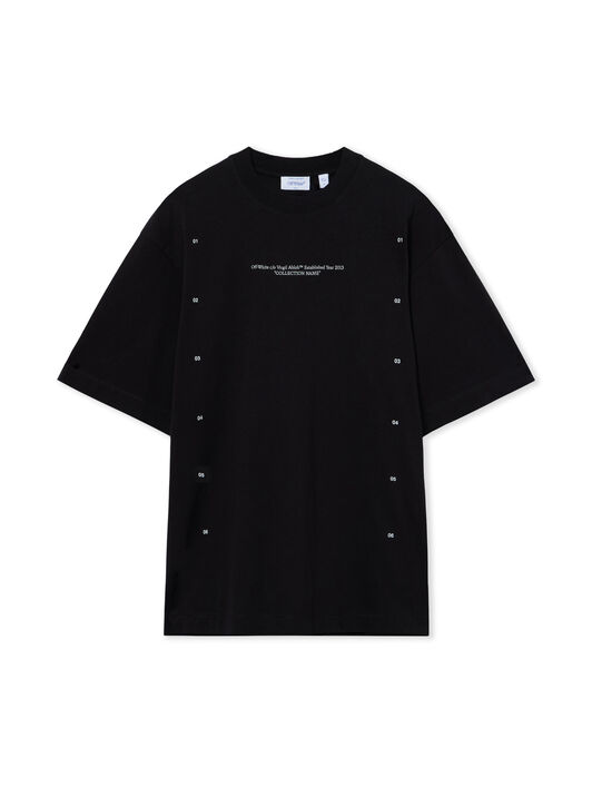 OFF WHITE Chakra Arrow Skate Short Sleeve T-Shirt BLACK 44MAA120F26J00F